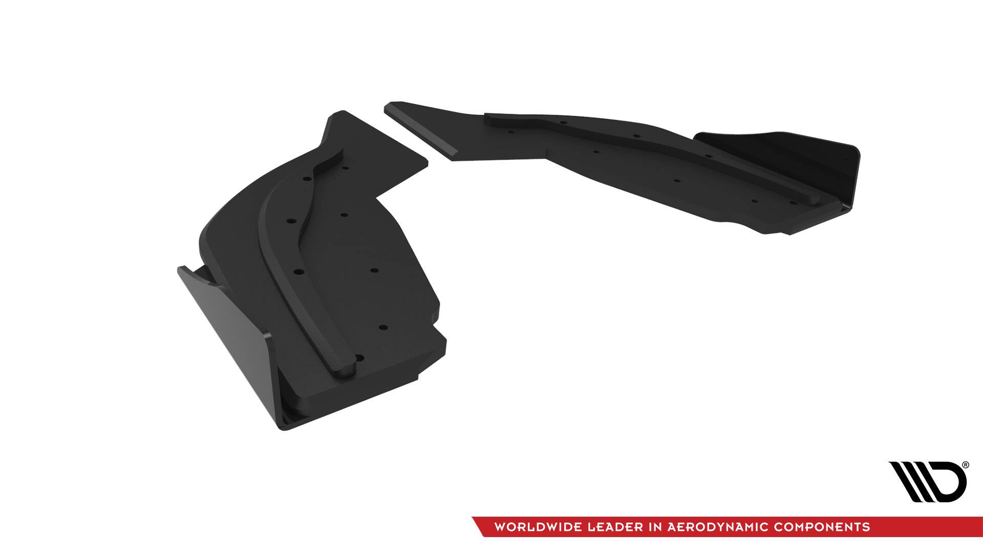 Maxton Design Street Pro Rear Side Splitters V.2 + Flaps V.2 para BMW 1 F40 M-Pack / M135i - imagen 5