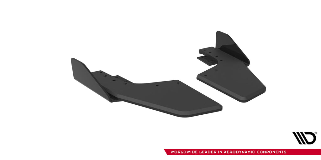 Maxton Design Street Pro Rear Side Splitters V.2 + Flaps V.2 para Volkswagen Golf R Hatchback Mk8 / Mk8 Facelift para only with : VW-GO-8-R-RS2G - imagen 4