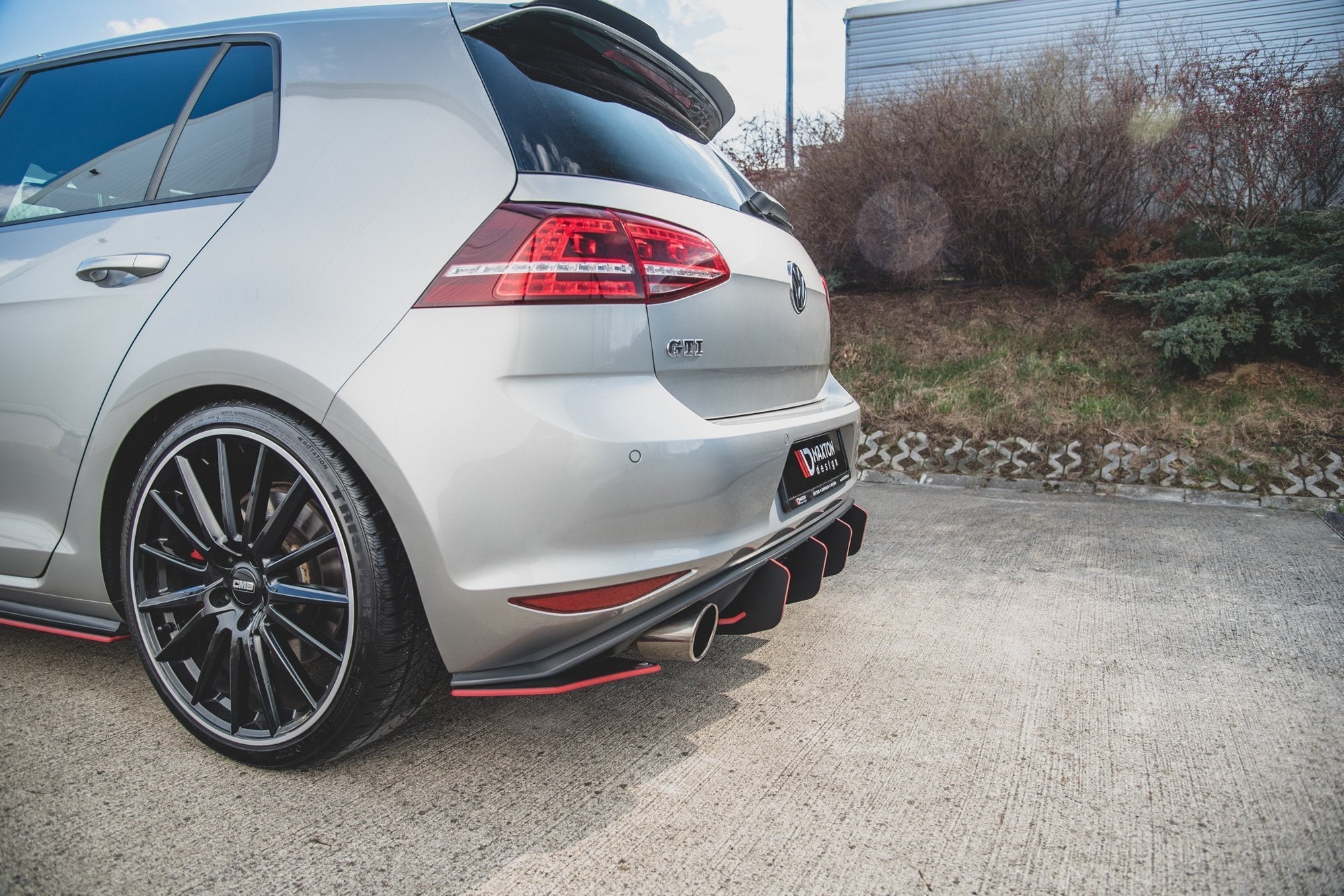 Maxton Design Street Pro Rear Side Splitters V.2 para Volkswagen Golf Mk7 GTI - imagen 7