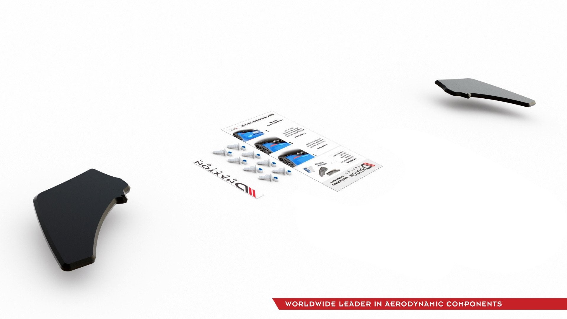 Maxton Design Street Pro Rear Side Splitters V.2 para Volkswagen Golf Mk7 GTI - imagen 12