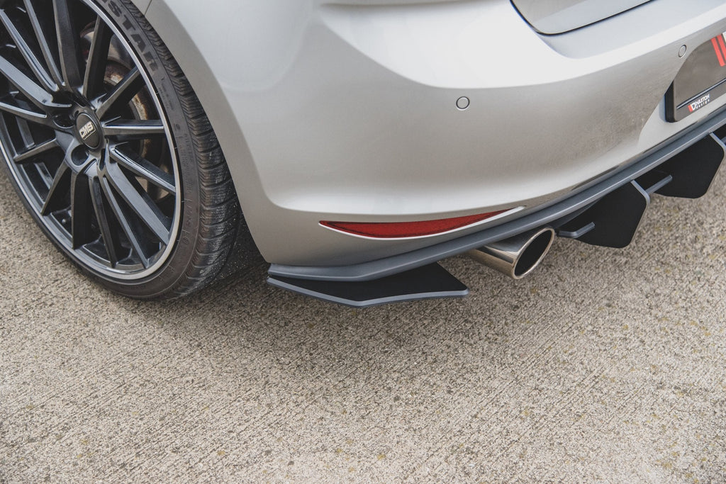 Maxton Design Street Pro Rear Side Splitters V.2 para Volkswagen Golf Mk7 GTI - imagen 1