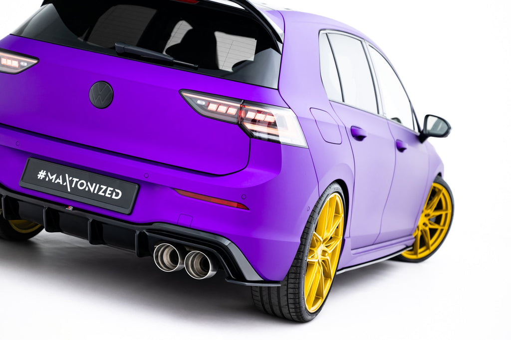 Maxton Design Street Pro Rear Side Splitters V.2 para Volkswagen Golf R Hatchback Mk8 / Mk8 Facelift para only with : VW-GO-8-R-RS2G - imagen 1