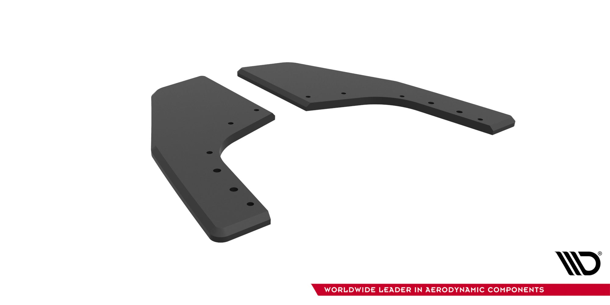 Maxton Design Street Pro Rear Side Splitters V.2 para Volkswagen Golf R Hatchback Mk8 / Mk8 Facelift para only with : VW-GO-8-R-RS2G - imagen 5
