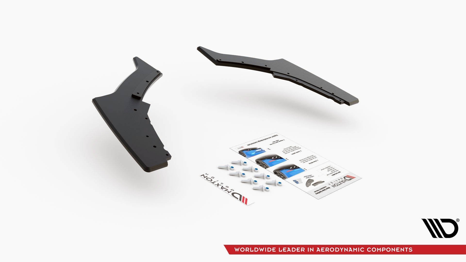 Maxton Design Street Pro Rear Side Splitters V.3 para BMW 1 F20 M140i - imagen 6