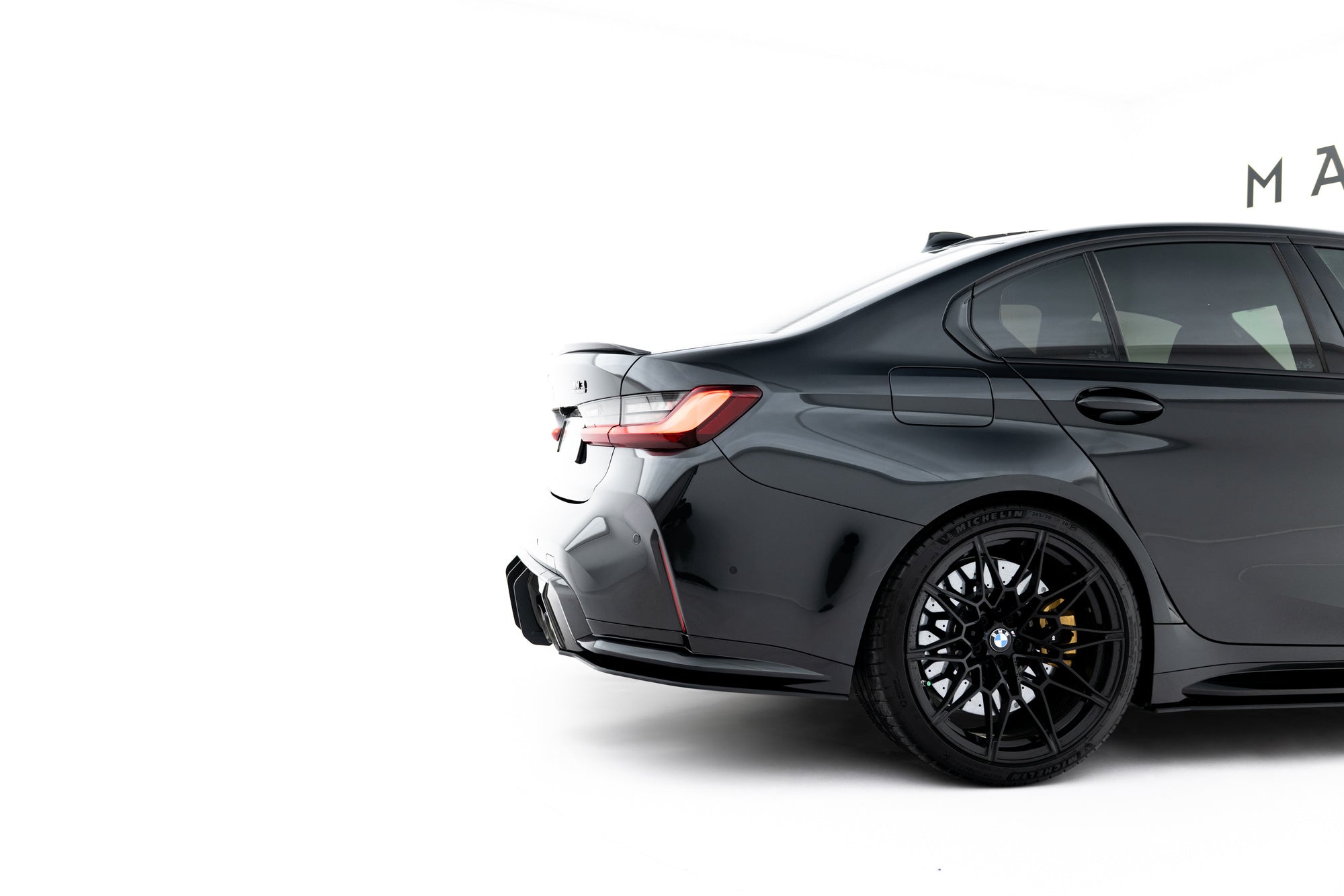 Maxton Design Street Pro Rear Side Splitters V.3 para BMW M3 Sedan / Touring G80 / G81 - imagen 3