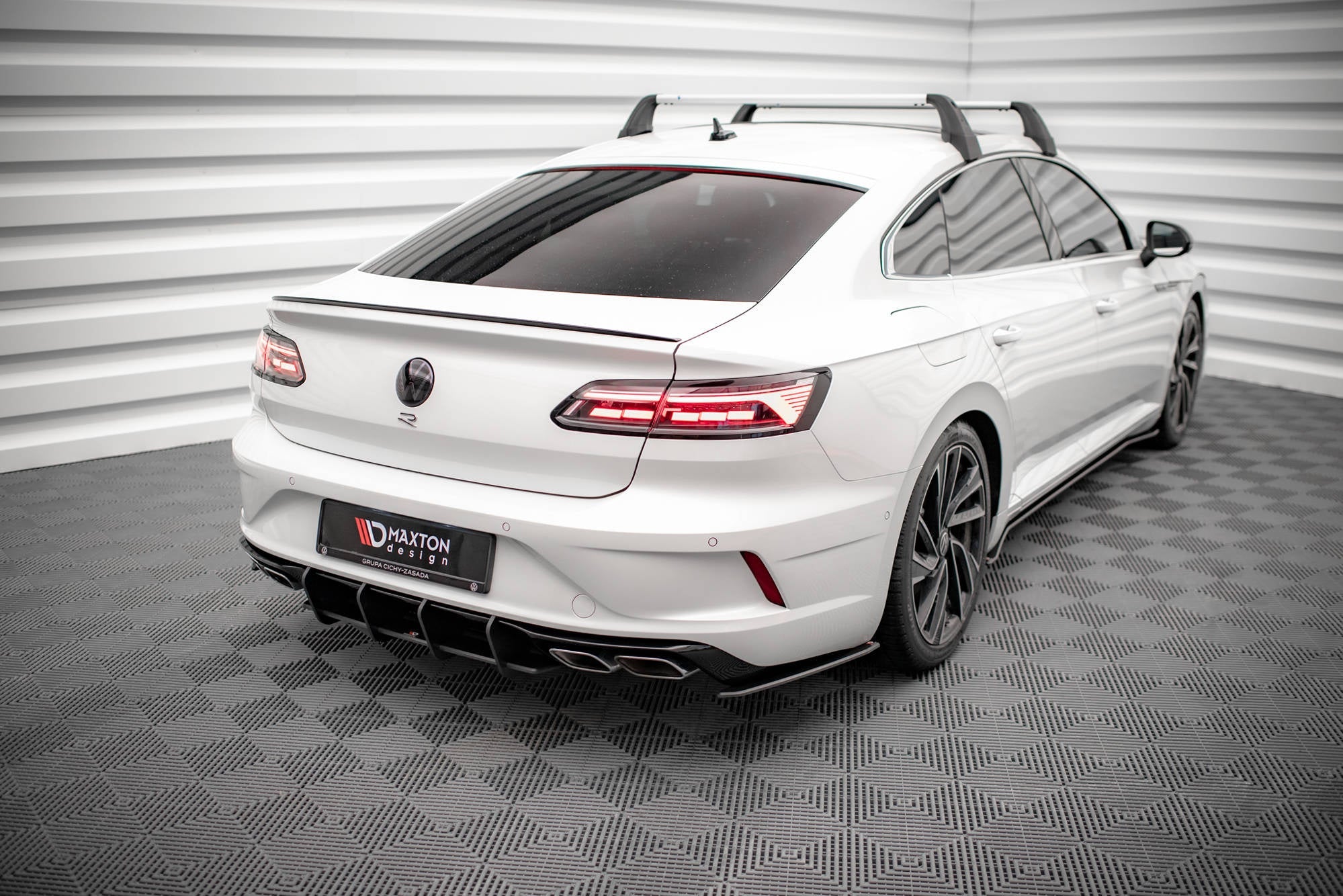 Maxton Design Street Pro Rear Side Splitters para Volkswagen Arteon R Sedan / Shooting Brake Mk1 Faceift - imagen 2