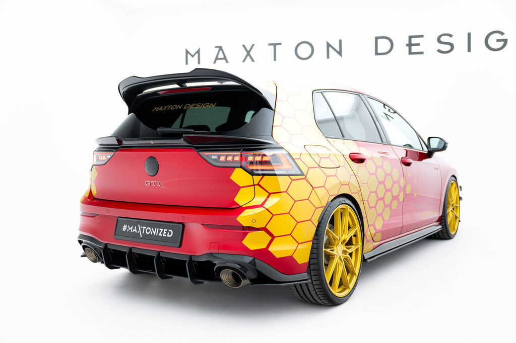 Maxton Design Street Pro Rear Side Splitters para Volkswagen Golf GTI Clubsport Mk8 Facelift - imagen 2
