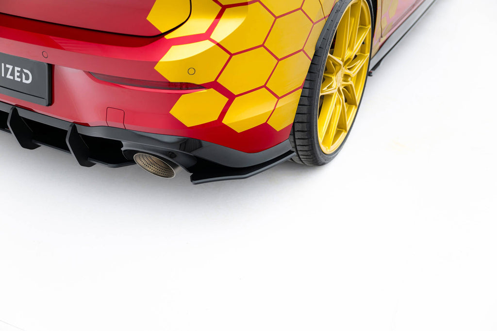 Maxton Design Street Pro Rear Side Splitters para Volkswagen Golf GTI Clubsport Mk8 Facelift - imagen 1