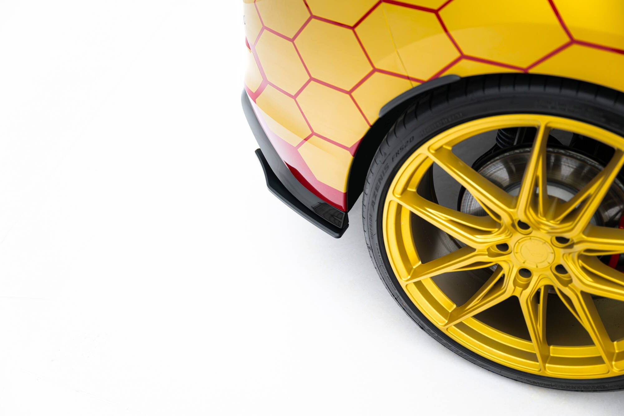 Maxton Design Street Pro Rear Side Splitters para Volkswagen Golf GTI Clubsport Mk8 Facelift - imagen 3