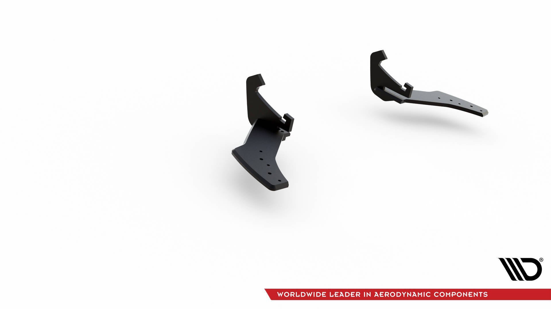 Maxton Design Street Pro Rear Side Splitters para Volkswagen Golf R Mk7 Facelift - imagen 4
