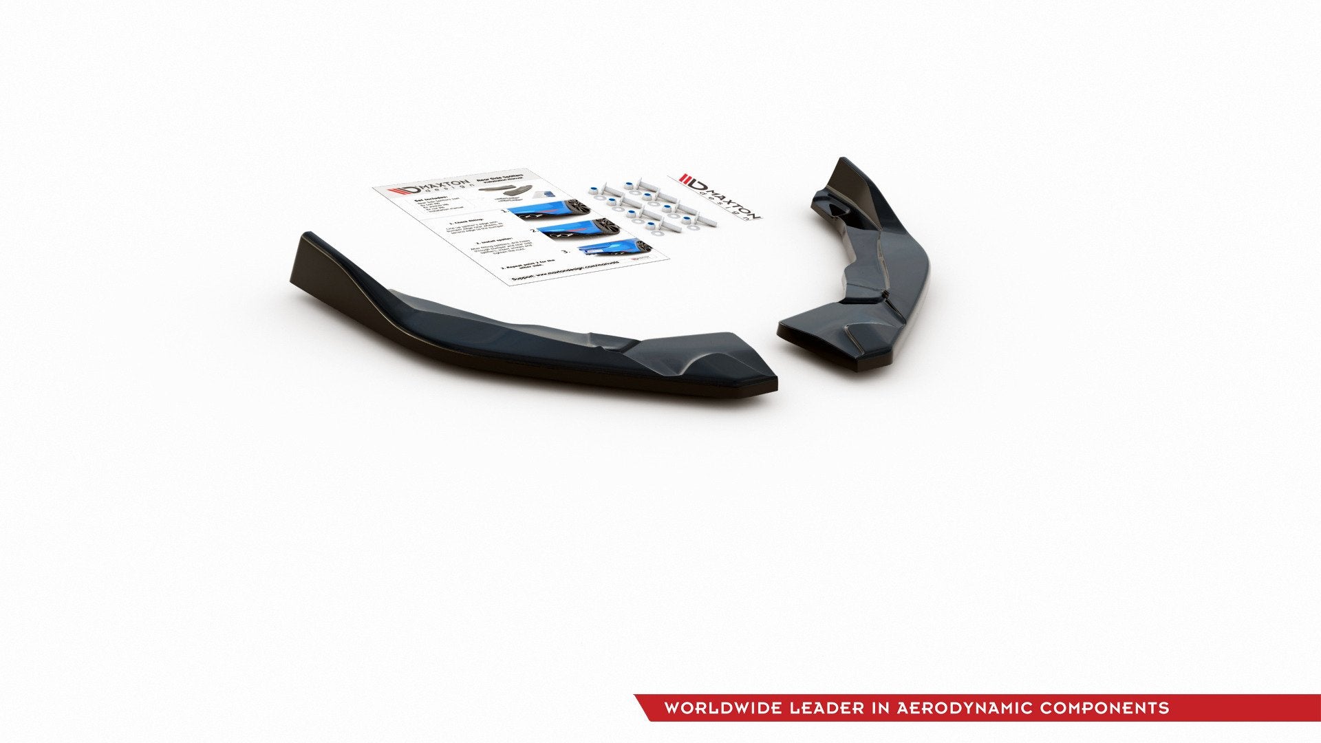 Maxton Design Splitters laterales traseros para Toyota Corolla Mk12 Hatchback - imagen 6