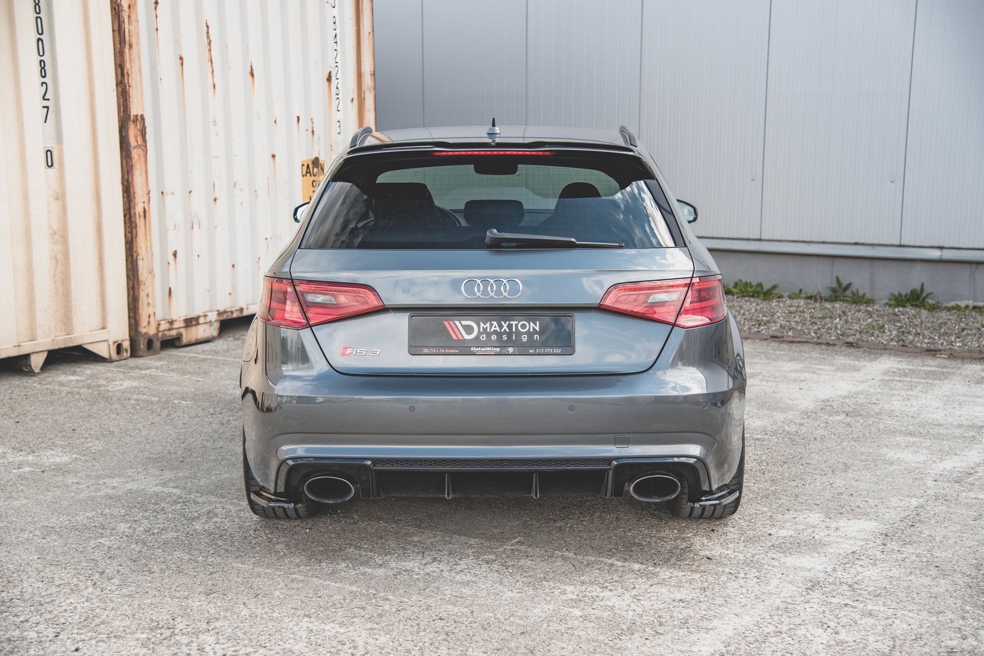 Maxton Design Splitters laterales traseros V.1 para Audi RS3 8V Sportback - imagen 2
