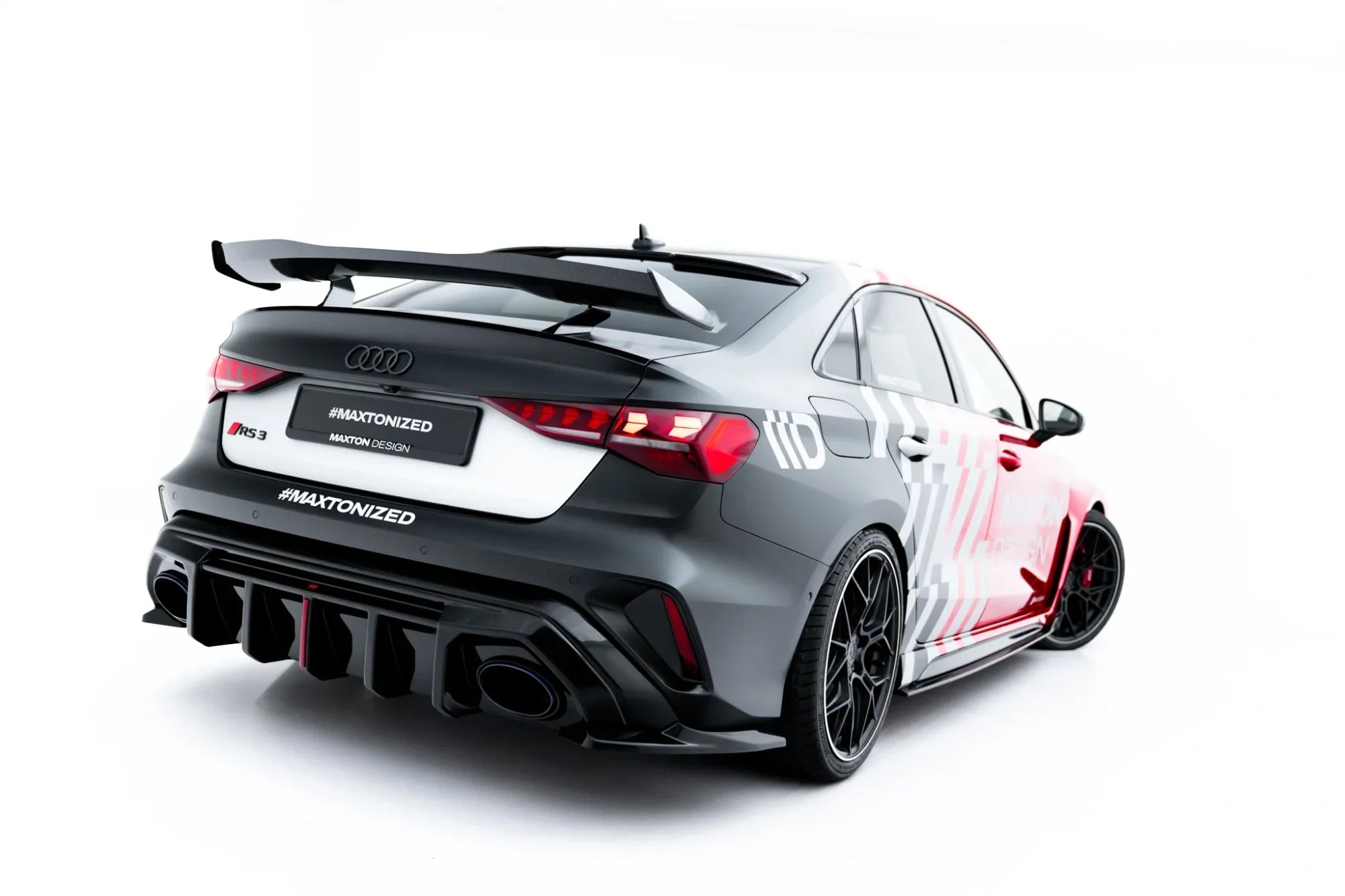 Maxton Design Splitters laterales traseros V.1 para Audi RS3 Sedan 8Y Facelift - imagen 2