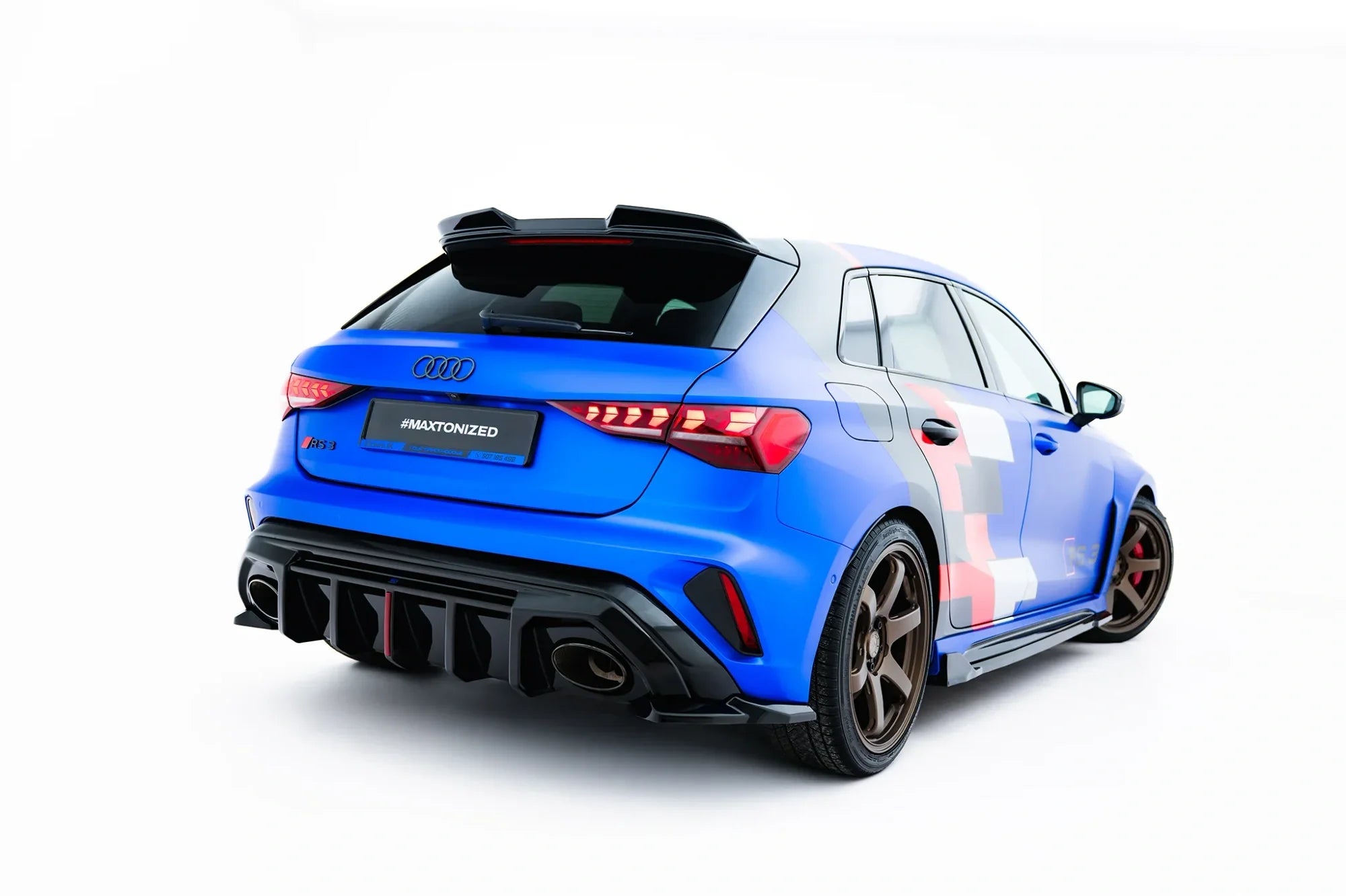 Maxton Design Splitters laterales traseros V.1 para Audi RS3 Sportback 8Y Facelift - imagen 4