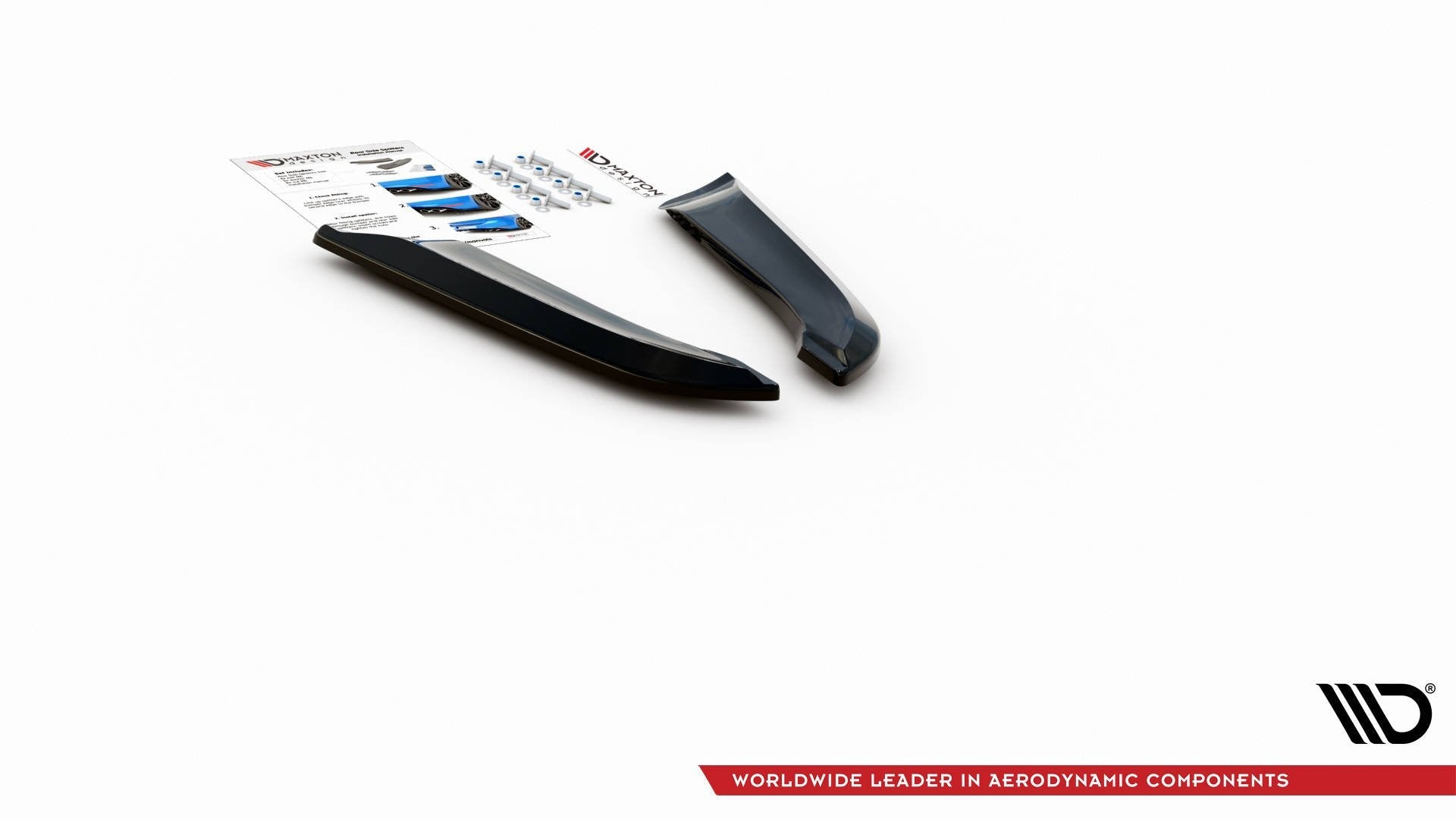 Maxton Design Splitters laterales traseros V.1 para Audi RS4 Sedan B7 - imagen 7