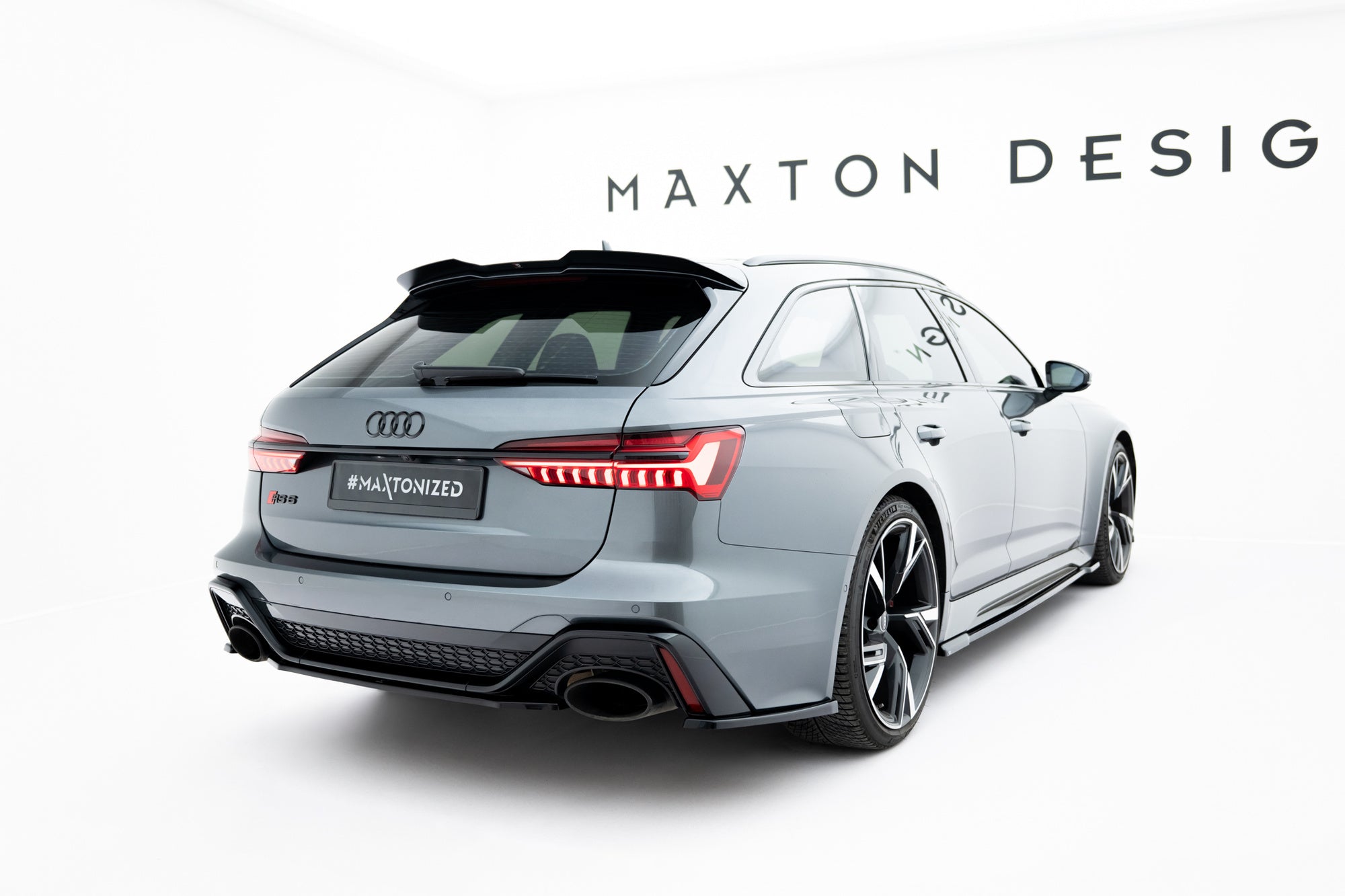 Maxton Design Splitters laterales traseros V.1 para Audi RS6 C8 / C8 Facelift - imagen 2
