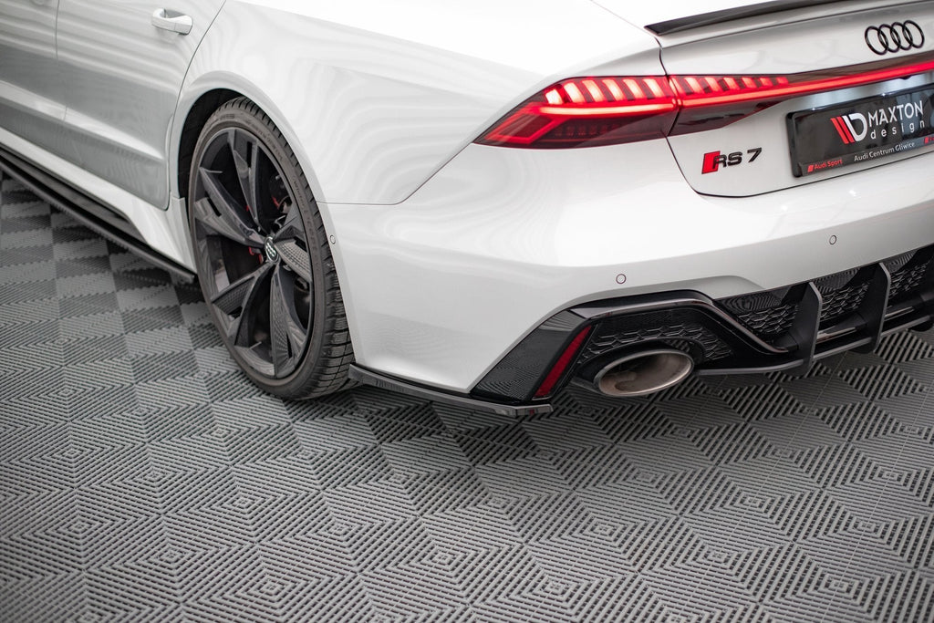 Maxton Design Splitters laterales traseros V.1 para Audi RS7 C8 - imagen 1