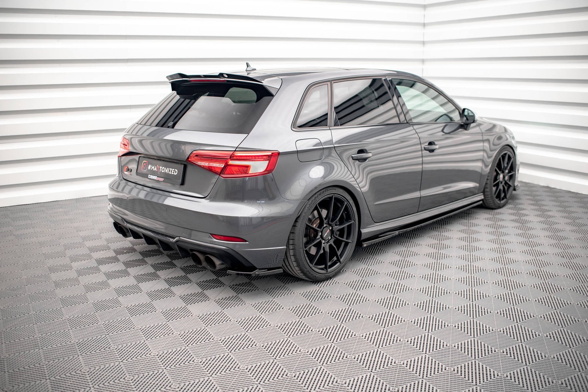 Maxton Design Splitters laterales traseros V.1 para Audi S3 Sportback 8V Facelift - imagen 3