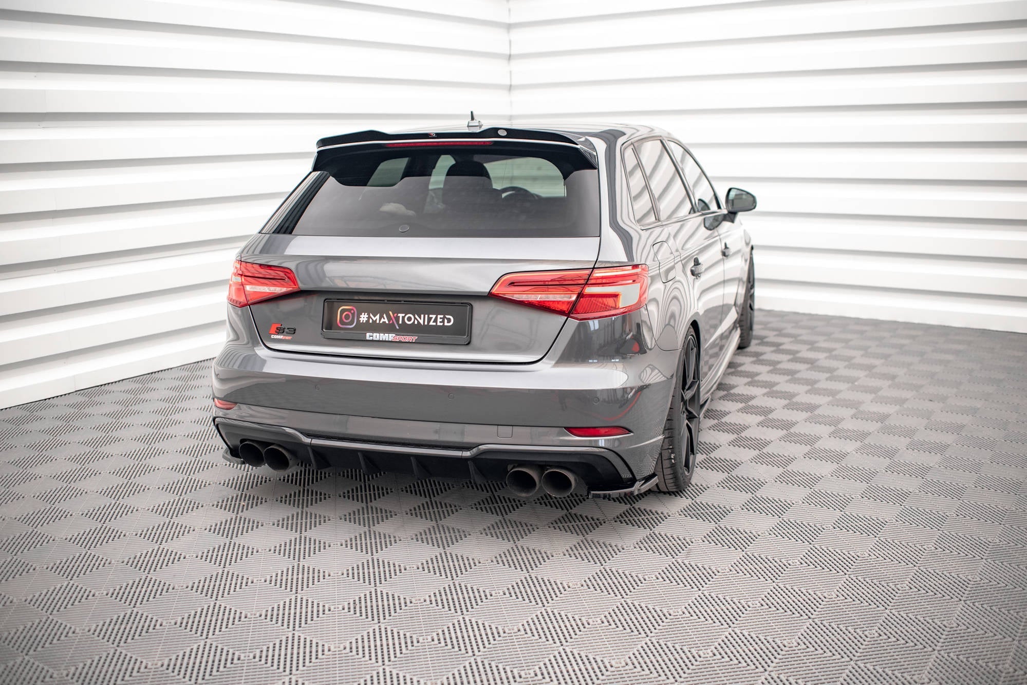 Maxton Design Splitters laterales traseros V.1 para Audi S3 Sportback 8V Facelift - imagen 4