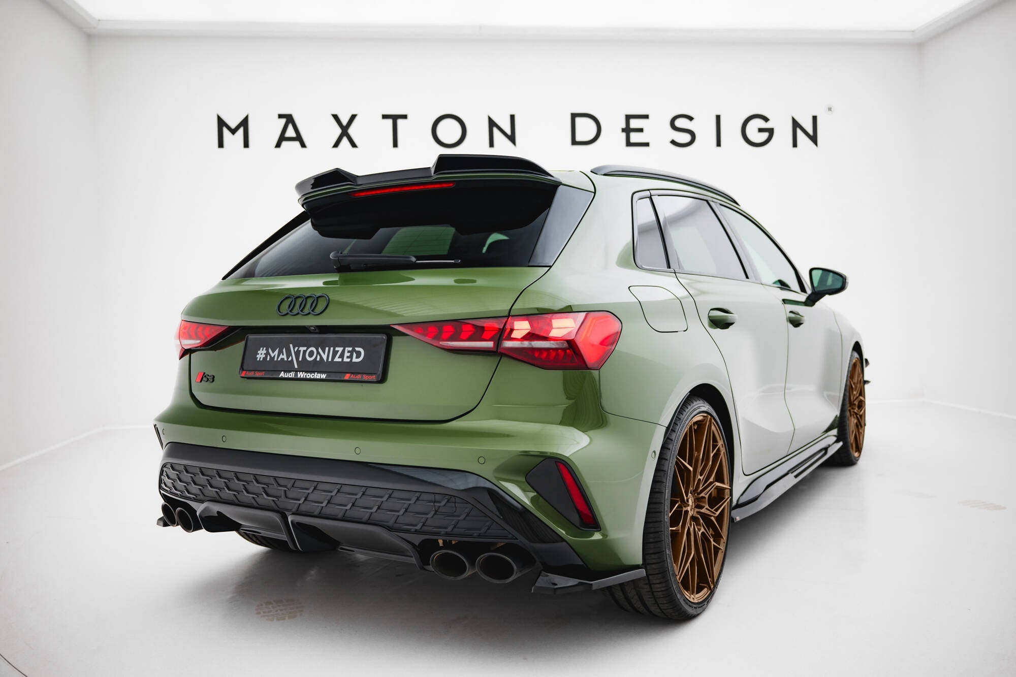 Maxton Design Splitters laterales traseros V.1 para Audi S3 Sportback 8Y Facelift - imagen 3