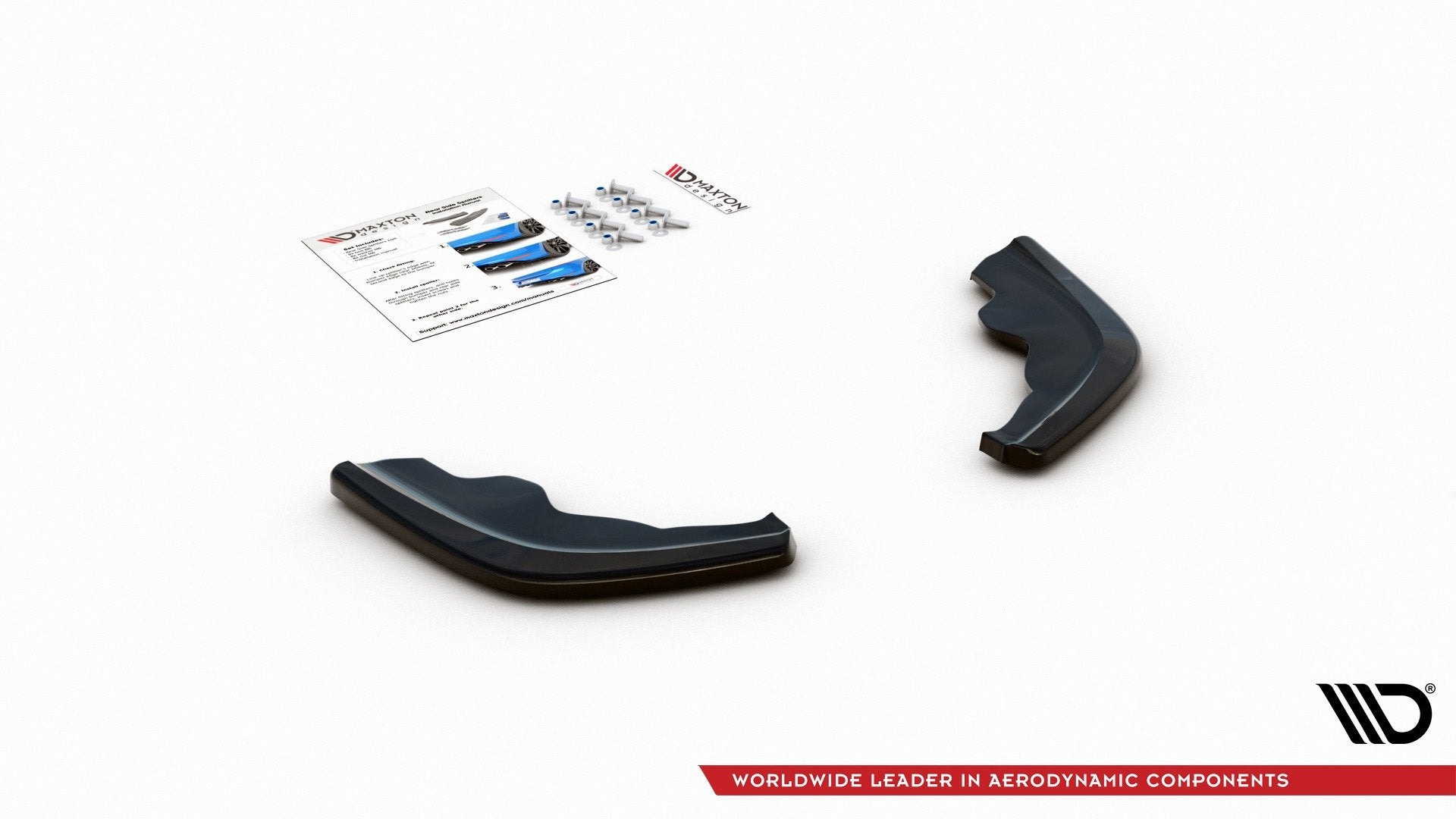 Maxton Design Splitters laterales traseros V.1 para BMW 1 F40 M-Pack - imagen 1