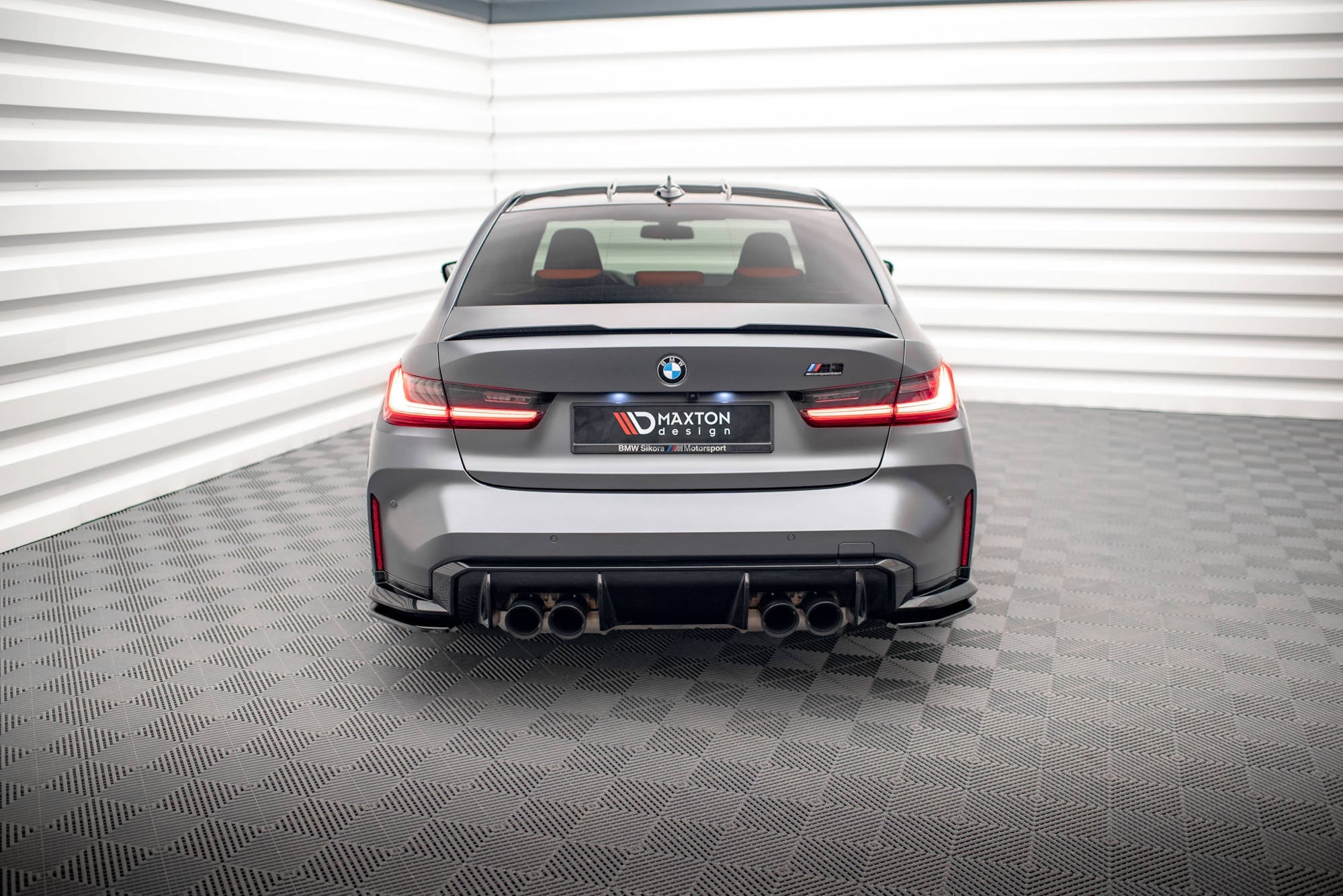 Maxton Design Splitters laterales traseros V.1 para BMW M3 Sedan / Touring G80 / G81 - imagen 2