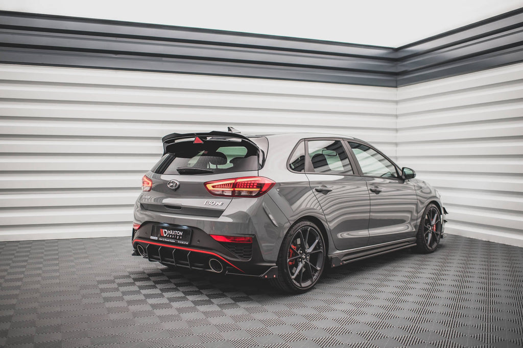 Maxton Design Splitters laterales traseros V.1 + Flaps para Hyundai I30 N Hatchback Mk3 Facelift - imagen 2