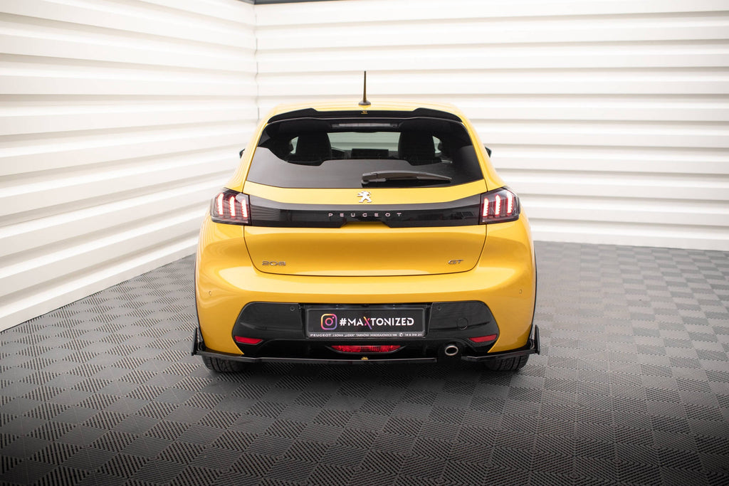 Maxton Design Splitters laterales traseros V.1 + Flaps para Peugeot 208 GT Mk2 - imagen 2