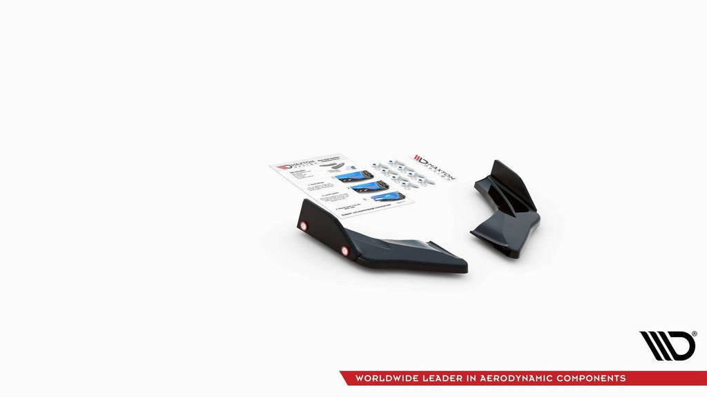 Maxton Design Splitters laterales traseros V.1 + Flaps para Volkswagen Golf GTI Clubsport Mk8 - imagen 5