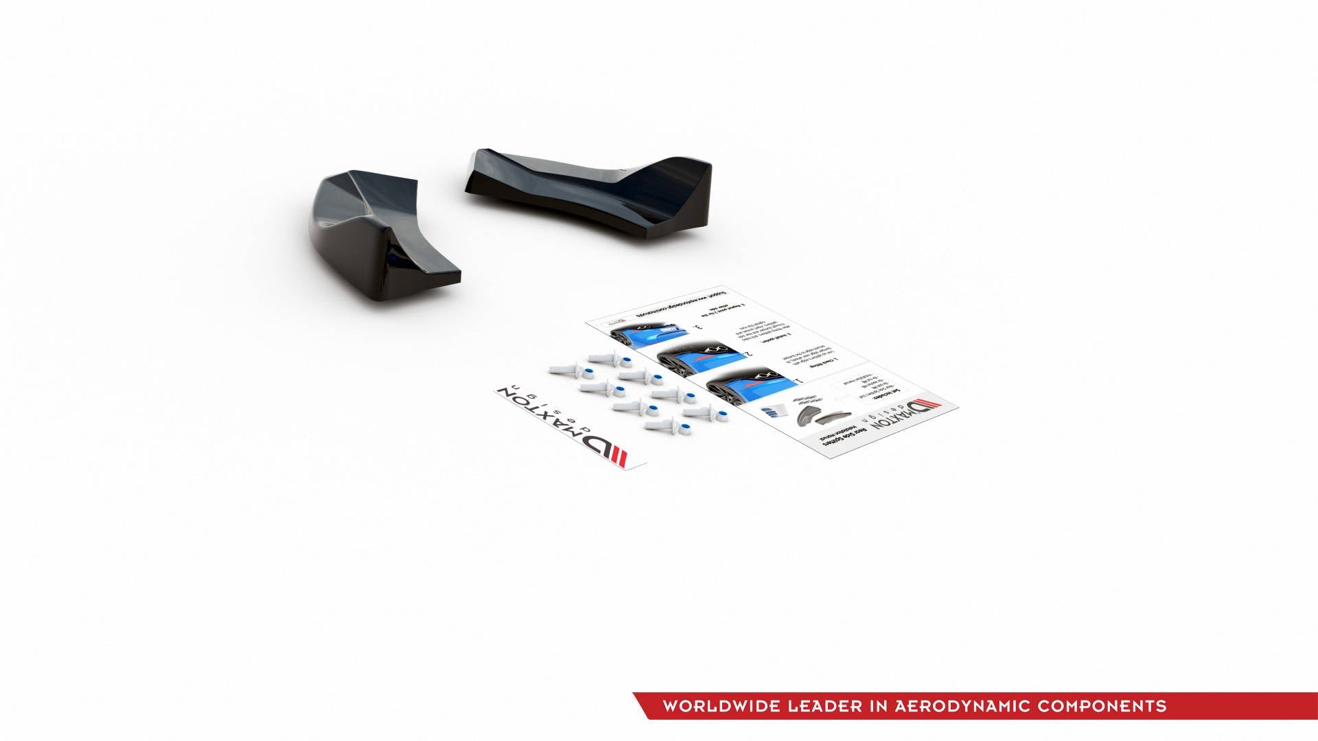 Maxton Design Splitters laterales traseros V.1 para Ford Fiesta ST Mk8 - imagen 6