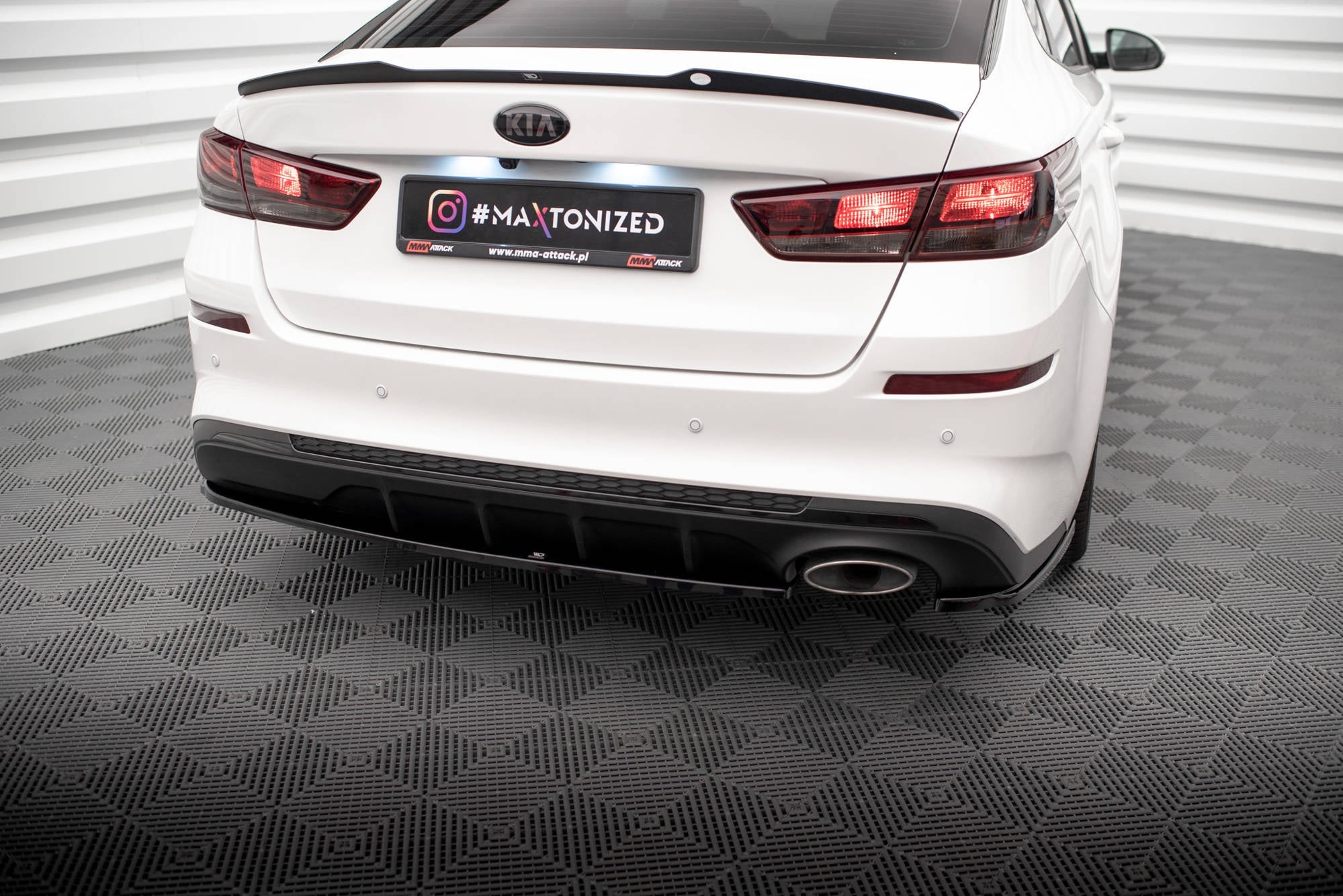 Maxton Design Splitters laterales traseros V.1 para Kia Optima Mk4 Facelift - imagen 2