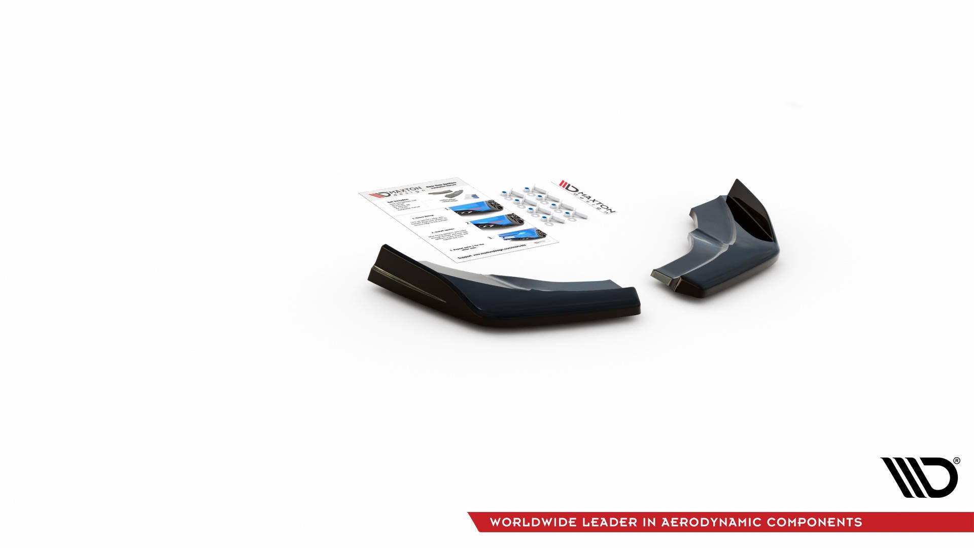 Maxton Design Splitters laterales traseros V.1 para Mercedes-Benz A W176 - imagen 4