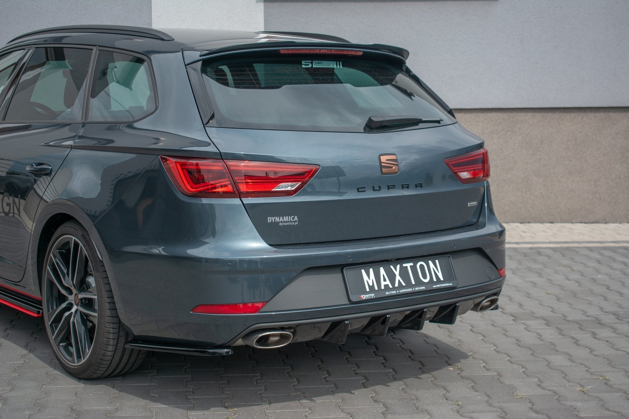 Maxton Design Splitters laterales traseros V.1 para Seat Leon Cupra Mk3 Facelift Sportstourer - imagen 3