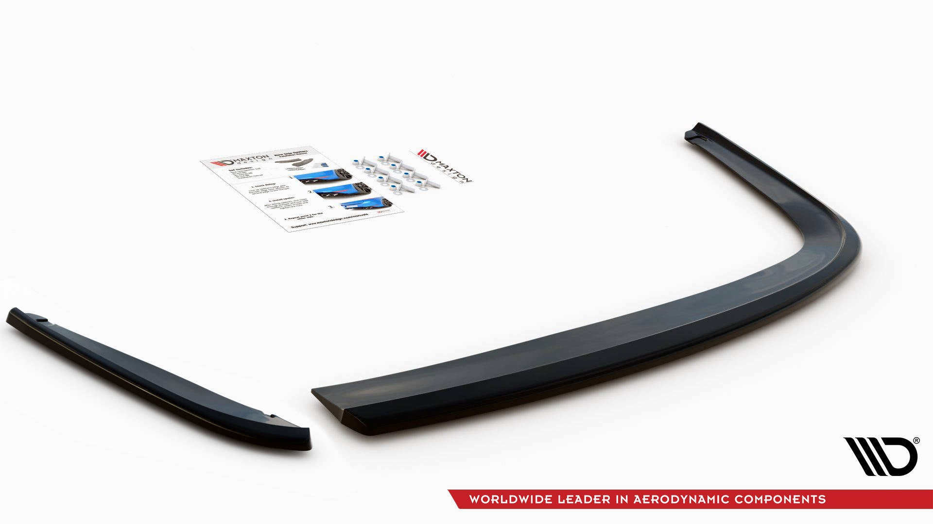 Maxton Design Splitters laterales traseros V.1 para Seat Leon FR Sportstourer Mk3 - imagen 4