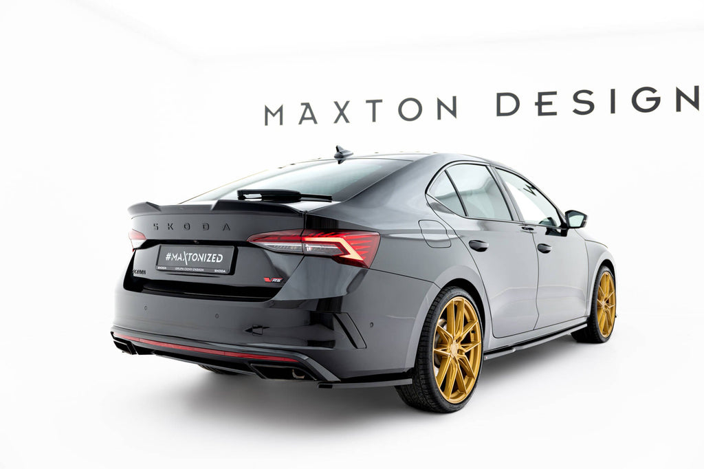 Maxton Design Splitters laterales traseros V.1 para Skoda Octavia RS Liftback / Combi Mk4 Facelift - imagen 1
