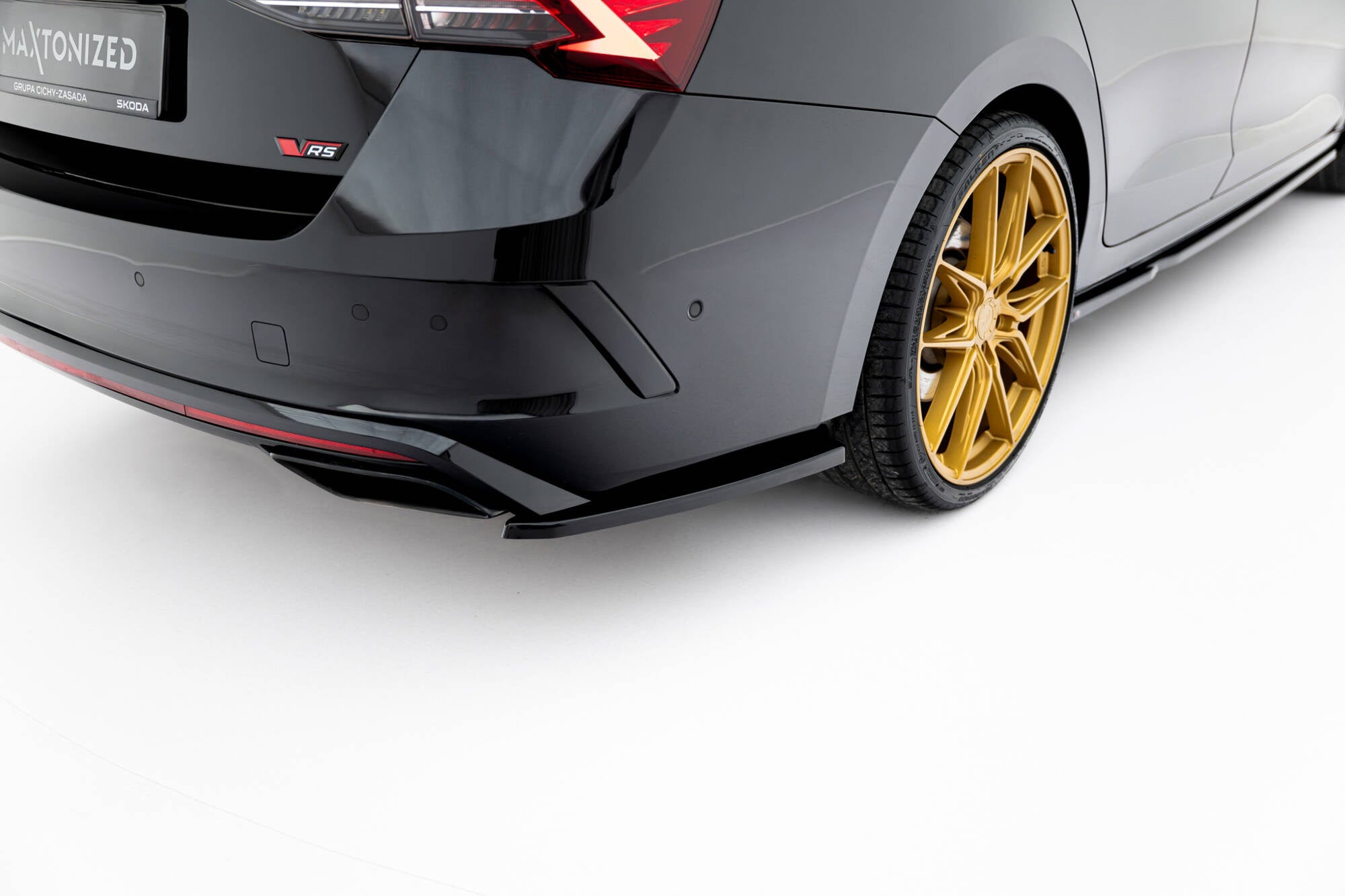 Maxton Design Splitters laterales traseros V.1 para Skoda Octavia RS Liftback / Combi Mk4 Facelift - imagen 2