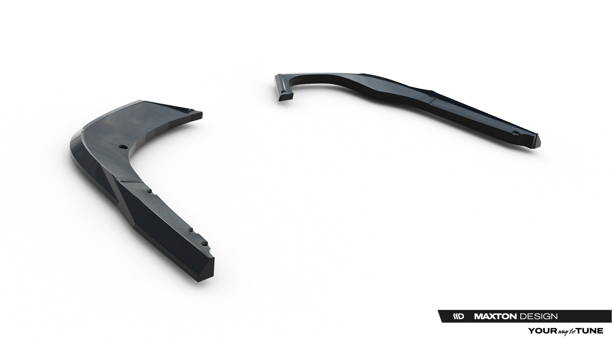 Maxton Design Splitters laterales traseros V.1 para Skoda Superb Sportline Mk4 - imagen 6