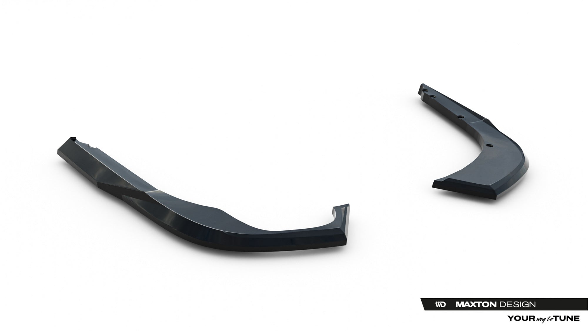 Maxton Design Splitters laterales traseros V.1 para Skoda Superb Sportline Mk4 - imagen 5