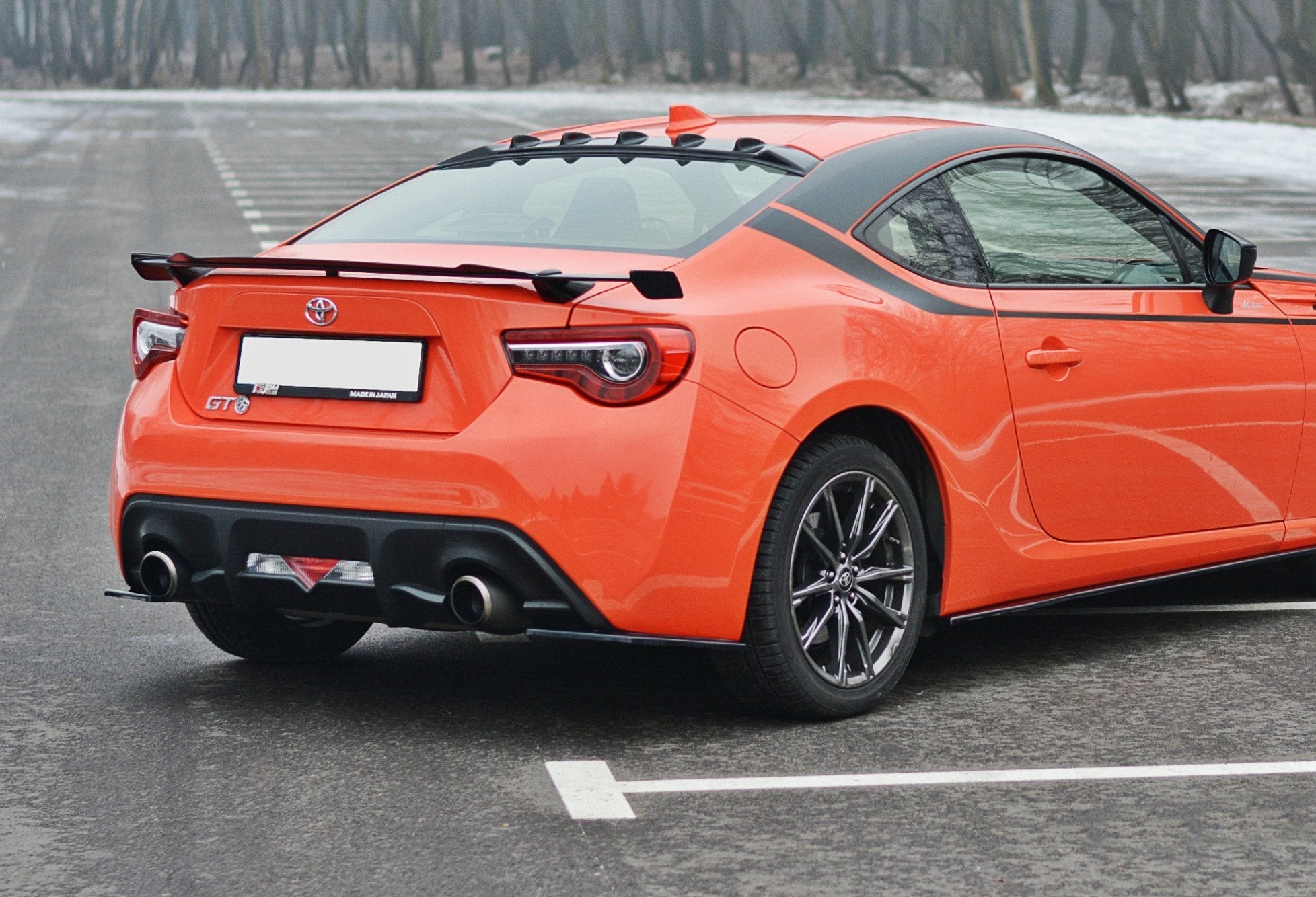 Maxton Design Splitters laterales traseros V.1 para Toyota GT86 Facelift - imagen 1
