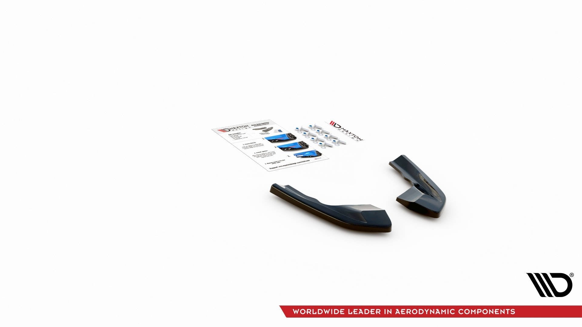 Maxton Design Splitters laterales traseros V.1 para Volkswagen Golf R Hatchback Mk8 - imagen 5