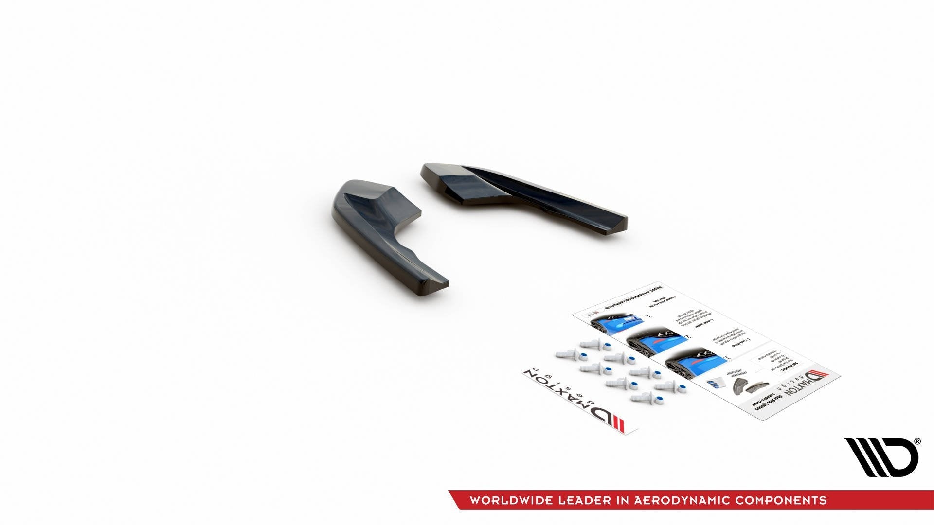 Maxton Design Splitters laterales traseros V.1 para Volkswagen Golf R Hatchback Mk8 - imagen 6