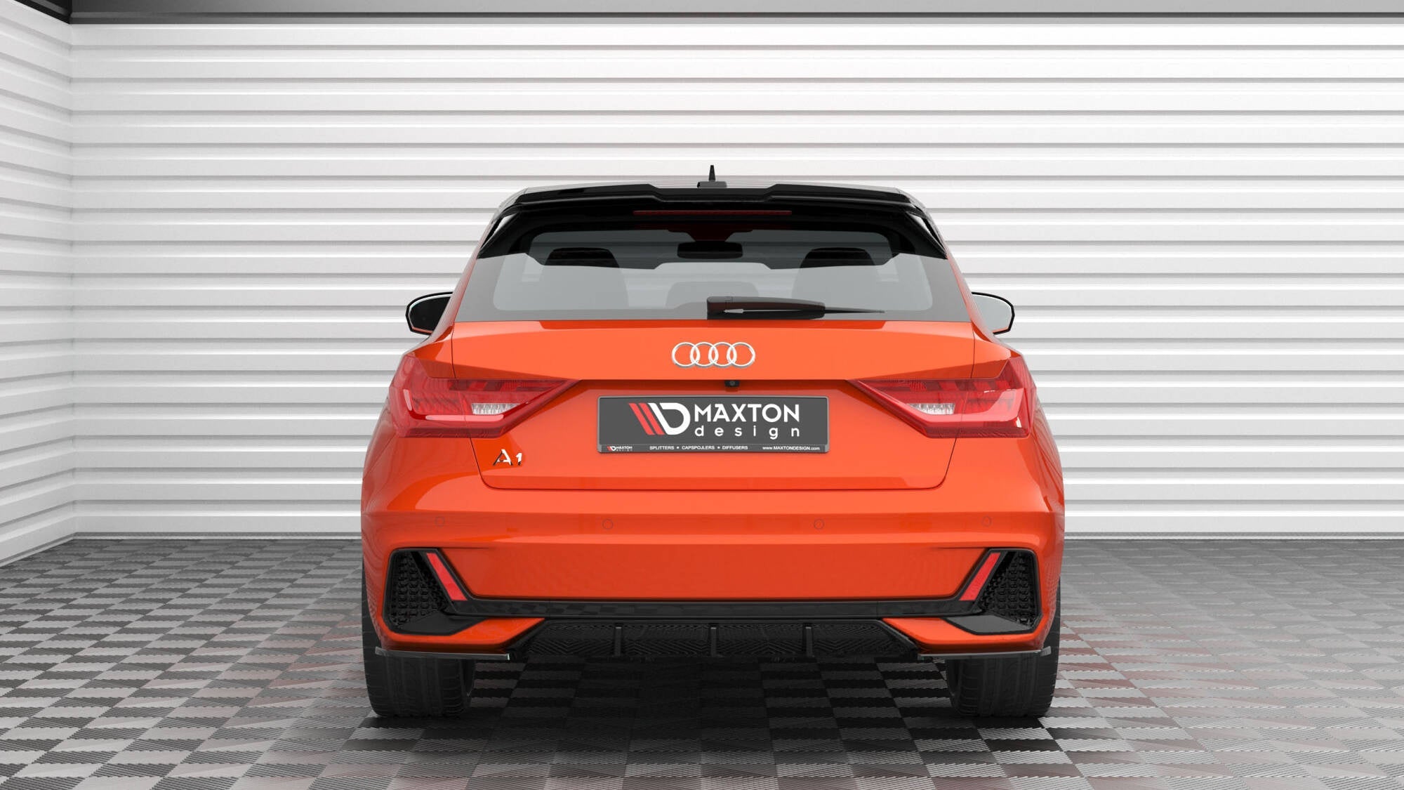 Maxton Design Splitters laterales traseros V.2 para Audi A1 S-Line GB - imagen 2