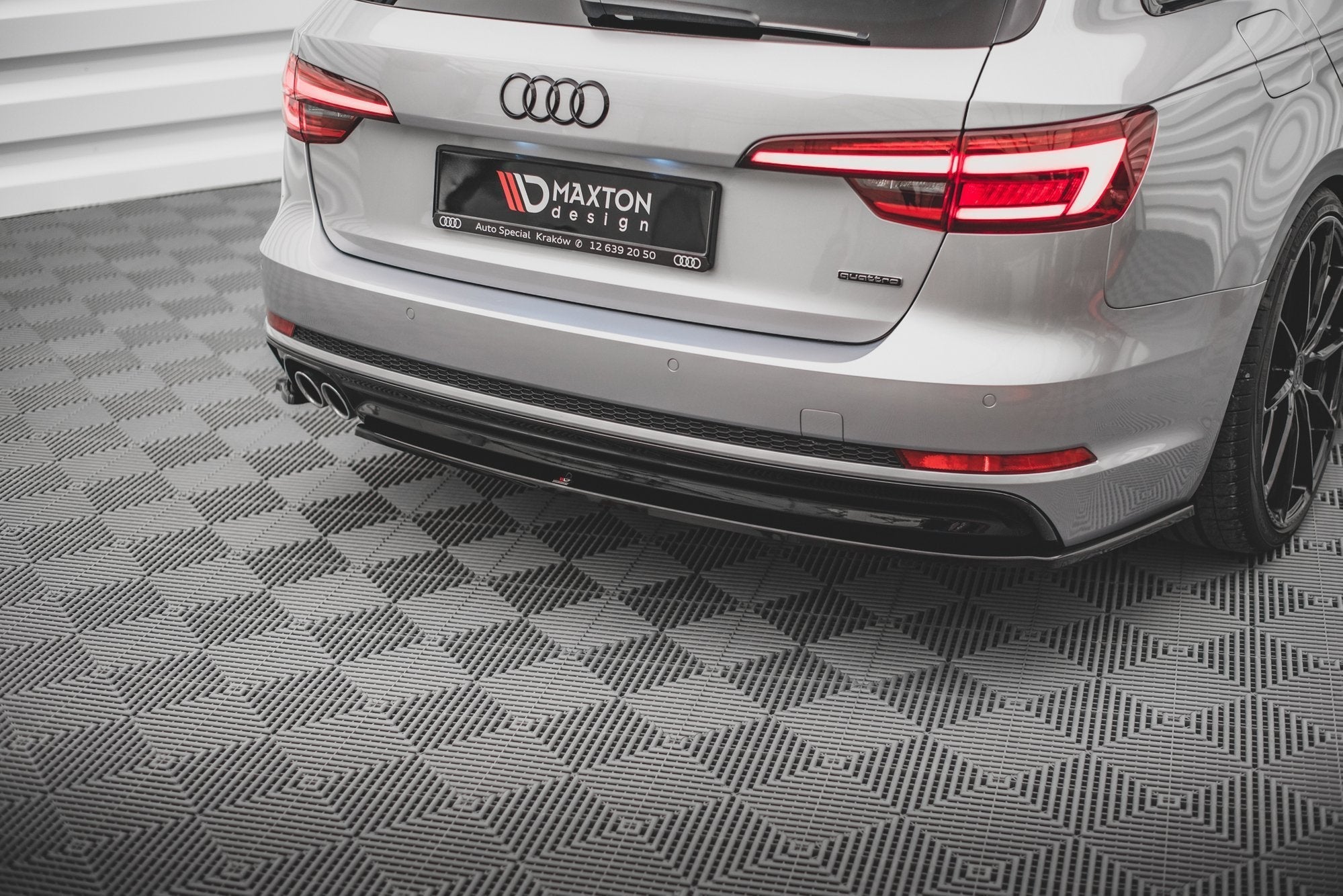 Maxton Design Splitters laterales traseros V.2 para Audi A4 S-Line B9 - imagen 1
