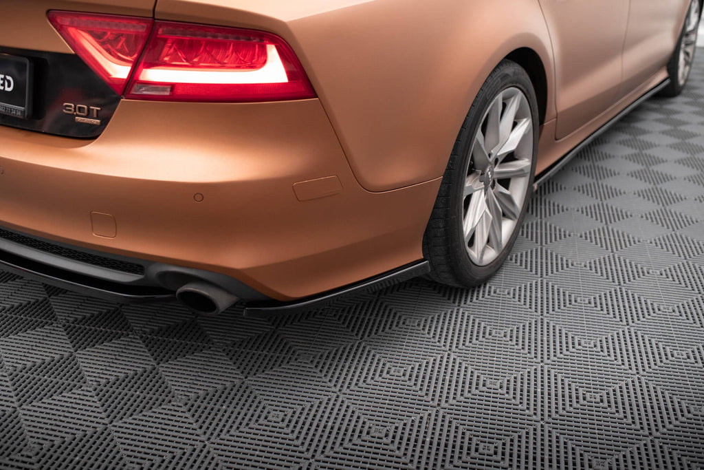 Maxton Design Splitters laterales traseros V.2 para Audi A7 S-Line C7 - imagen 1