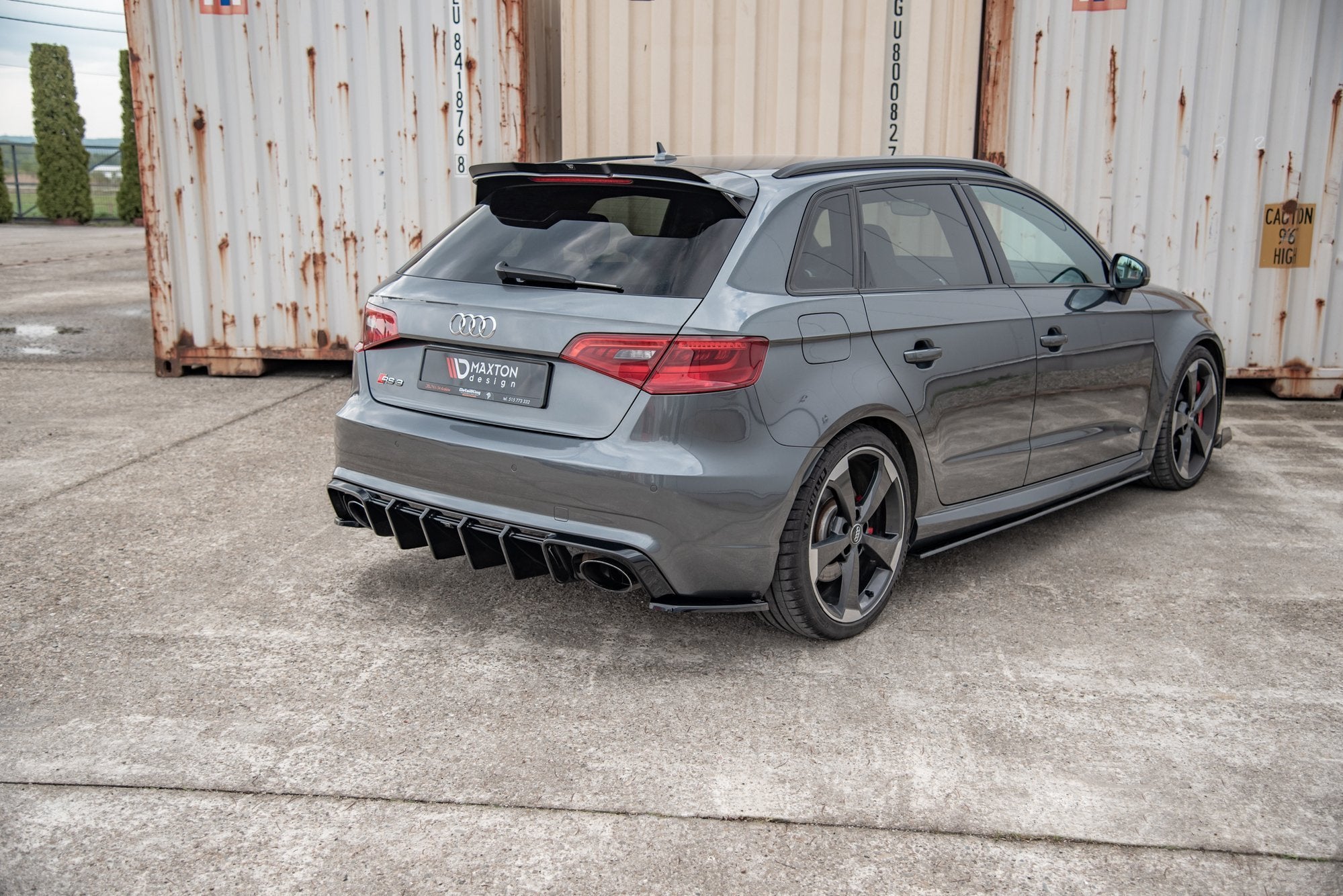 Maxton Design Splitters laterales traseros V.2 para Audi RS3 8V Sportback - imagen 2