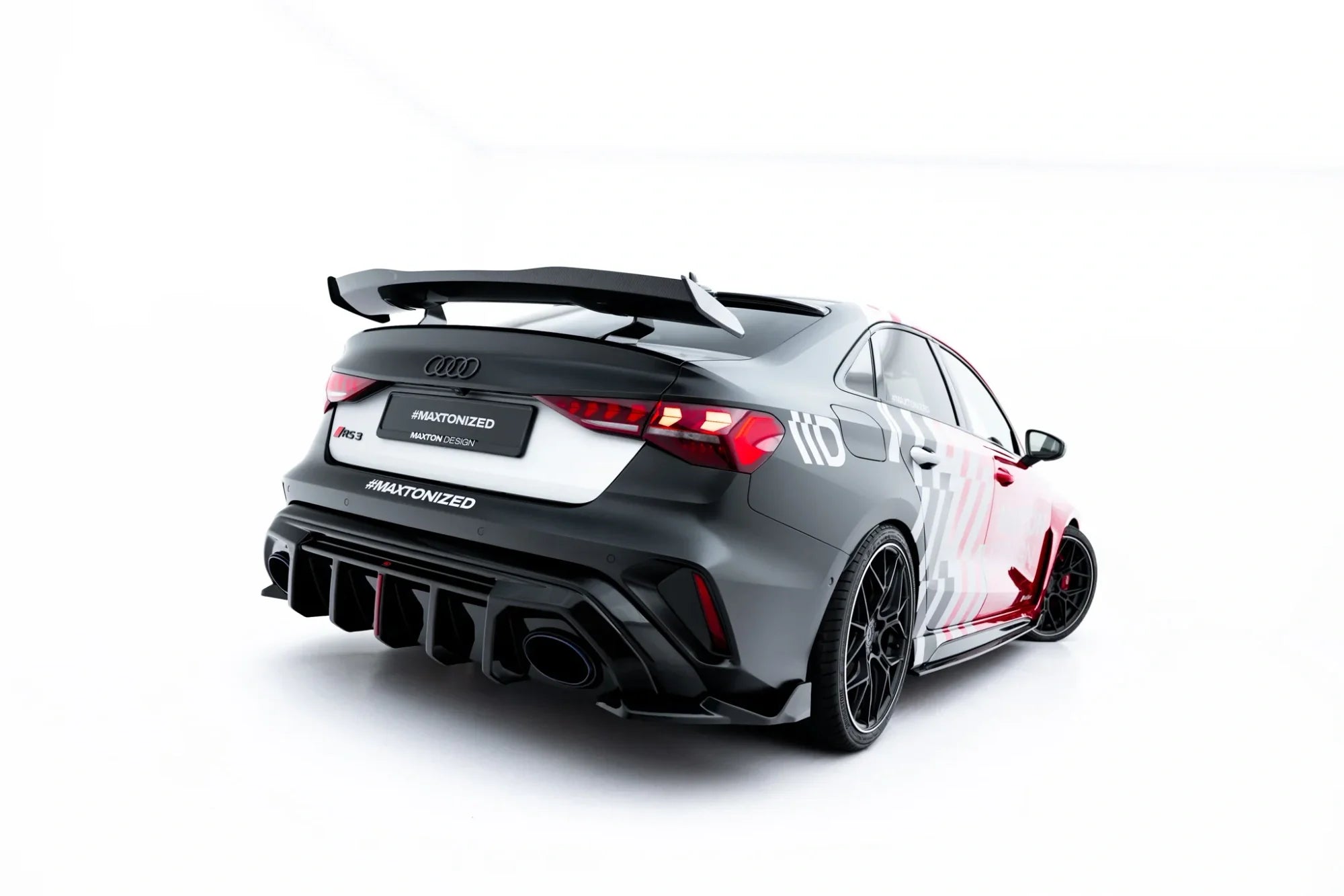 Maxton Design Splitters laterales traseros V.2 para Audi RS3 Sedan 8Y Facelift - imagen 3