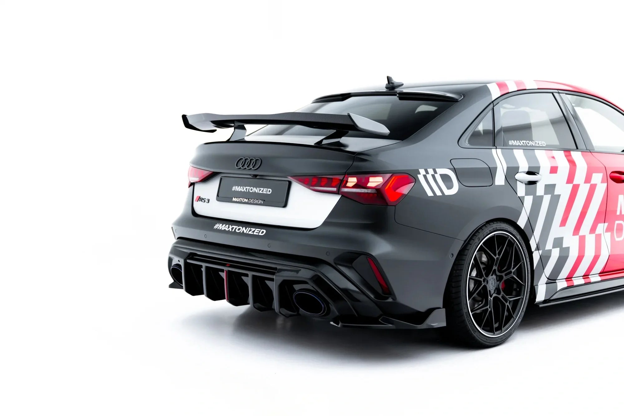 Maxton Design Splitters laterales traseros V.2 para Audi RS3 Sedan 8Y Facelift - imagen 4