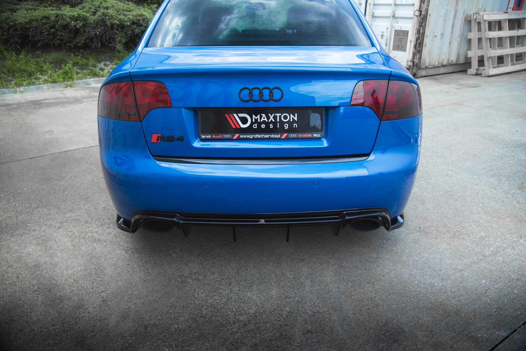 Maxton Design Splitters laterales traseros V.2 para Audi RS4 Sedan B7 - imagen 2