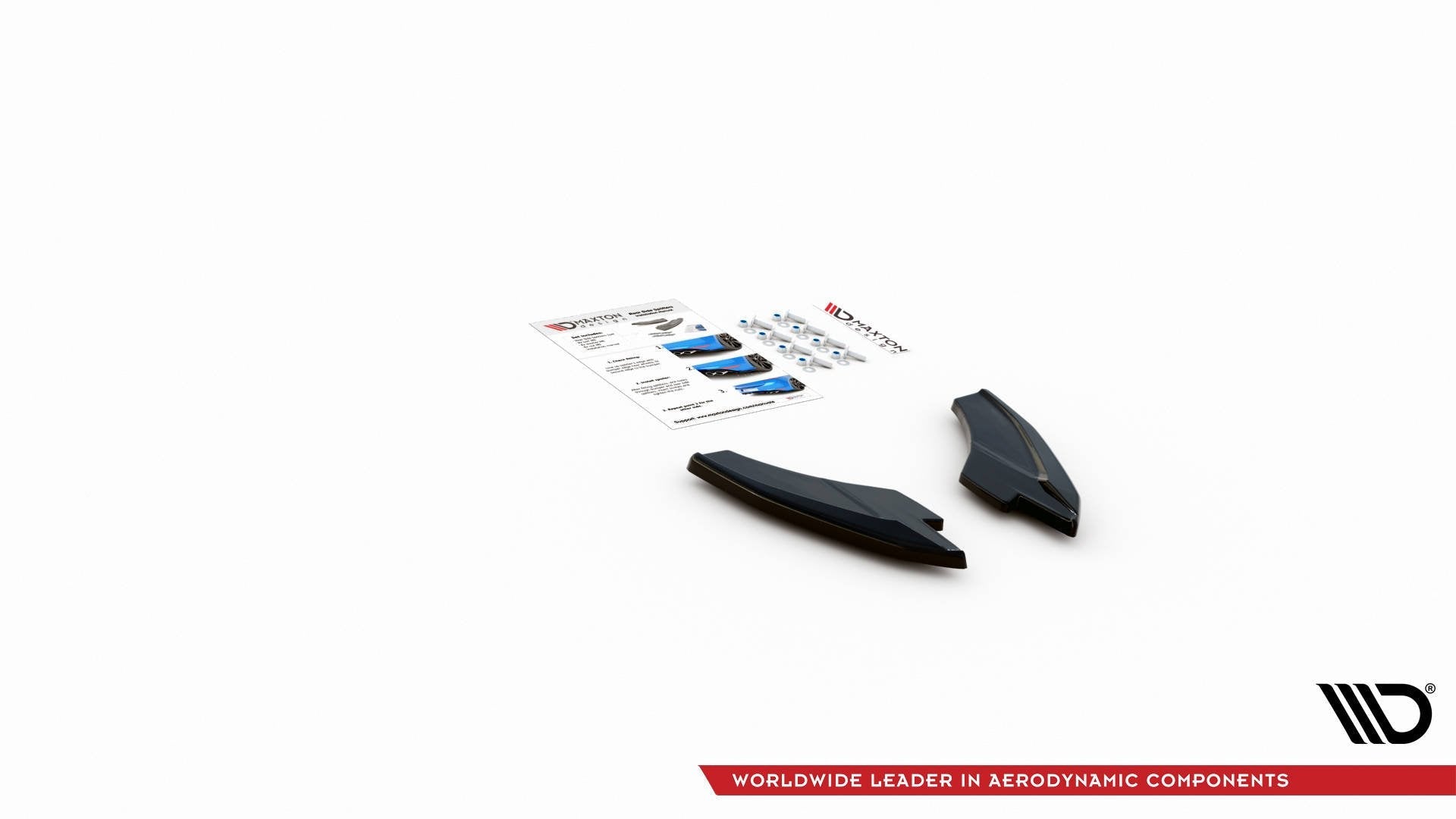 Maxton Design Splitters laterales traseros V.2 para Audi S3 / A3 S-Line Sportback 8Y - imagen 4