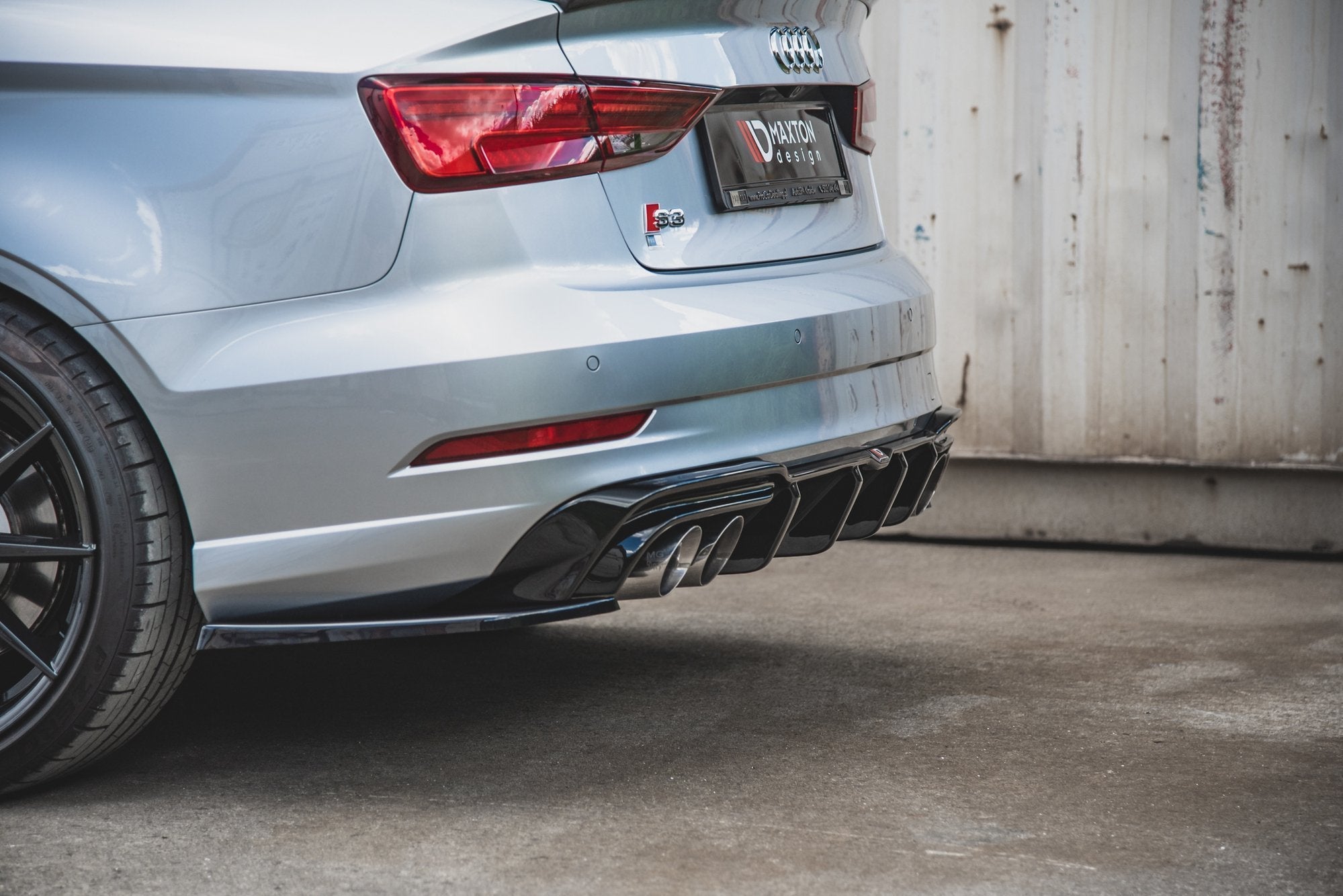 Maxton Design Splitters laterales traseros V.2 para Audi S3 Sedan 8V Facelift - imagen 5